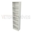 Ver imagem 3 de Armário Prateleira Mirela M25 100% Mdf (roupas, Brinquedos) - Branco