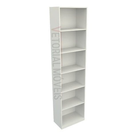 Armário Prateleira Mirela M25 100% Mdf (roupas, Brinquedos) - Branco