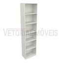 Ver imagem 5 de Armário Prateleira Mirela M25 100% Mdf (roupas, Brinquedos) - Branco