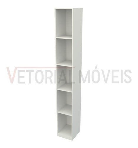 Armário Colmeia Eloisa M15 100% Mdf (closet Lojas Expositor) - Branco - 4
