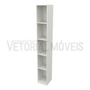 Ver imagem 4 de Armário Colmeia Eloisa M15 100% Mdf (closet Lojas Expositor) - Branco