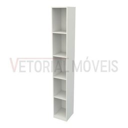 Armário Colmeia Eloisa M15 100% Mdf (closet Lojas Expositor) - Branco - 4