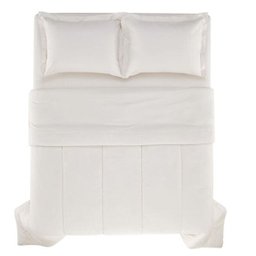 Edredom Casal Liss Percal 180 Fios Karsten - Gelo - 1