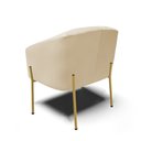 Ver imagem 7 de Cadeira Sala de Jantar Pé de Ferro Dourado Kit 2 Stella Sintético D03 - D'Rossi