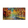 Quadro Pintura Tela Cidade Paisagem Urbana 4401: 60cm (A) x 120cm (L) - 1