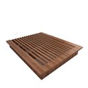 Ver imagem 1 de Cama Queen sob Medida Nn 162cmx200cm 100% Mdf Casa Lar Cor:nogueira Cadiz