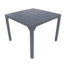 Ver imagem 1 de Mesa Quadrada Haiti 100cm Tampo Ripado em Alumínio Cozinha Edícula Trama Original