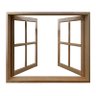 Janela de Madeira Vitro de Abrir Reto Padrão Cedro - 1.20 (L) X 1.10 (A) - 5