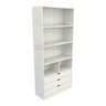 Guarda Roupa Closet Solteiro  Misto Prateleira Gaveta M30 100% Mdf (closet, Loja) - Branco - 1