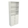Armário Prateleira Gaveteiro Misto M32 100%mdf Closet Loja - Branco - 1