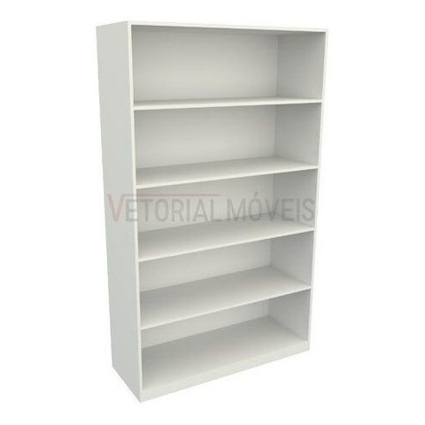 Guarda Roupa Closet Solteiro  Prateleira Multiuso M11 100% Mdf ( Vitrine Closet) - Branco