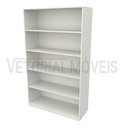 Ver imagem 4 de Guarda Roupa Closet Solteiro Prateleira Multiuso M11 100% Mdf ( Vitrine Closet) - Branco