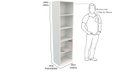 Ver imagem 1 de Armário Prateleira M7 100% Mdf (roupas, Brinquedos, Livros)