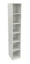 Ver imagem 2 de Armário Colmeia Eloisa M17 100% Mdf (closet Lojas Expositor) - Branco