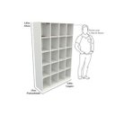 Ver imagem 2 de Armário Colmeia M10 100%mdf Organizador, Estante, Prateleira