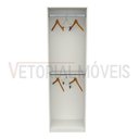 Ver imagem 3 de Armário Colmeia Mirela M40 100% Mdf (closet Lojas Expositor) - Branco