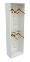 Ver imagem 4 de Armário Colmeia Mirela M40 100% Mdf (closet Lojas Expositor) - Branco