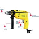 Ver imagem 2 de Furadeira de Impacto Mfi-500w 220v 60hz Menegotti