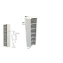 Ver imagem 1 de Armário Prateleira De Canto M2 100% Mdf