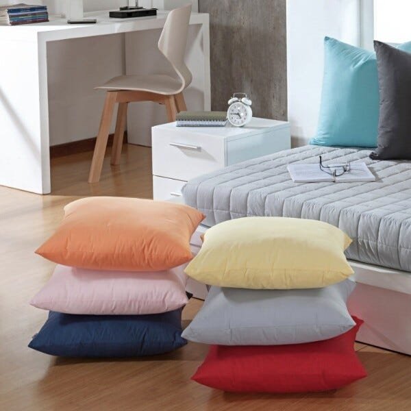 ALMOFADA DECORATIVA SLEEP - PERCAL 200 FIOS - 1 PEÇA - 9 CORES - Laranja - 1