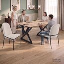 Ver imagem 6 de Conjunto para Sala de Jantar Mesa Império 120x90 com 4 Cadeiras Rubi