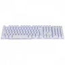 Teclado USB Gamer VX Gaming HYDRA GTH100BA Branco LED AZUL Vinik 65421 - 5