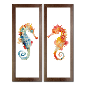 Kit 2 Quadros Decorativos para Cozinha Área de Festa Copa Temperos Frutas 60cm