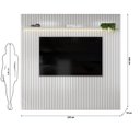 Ver imagem 4 de Painel Ripado para TV até 75 Polegadas com LED MDF 250CMX240CM Trento