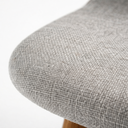 Ver imagem 4 de Kit 3 Banquetas Linho com Detalhes em Aço Design Premium:cinza/champagne