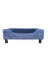 Ver imagem 2 de Caminha Cama Para Cachorro Pet Luxo Com Pés - Azul