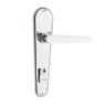Fechadura Larga Externa Pado 725 Latão Inox - 1