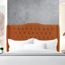 Ver imagem 3 de Cabeceira de Cama Box Queen 160 Cm Dubai Premium - Veludo Terra Cota