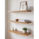 Ver imagem 1 de Kit de 3 Prateleiras 80cm Mdf Freijó - On Móveis