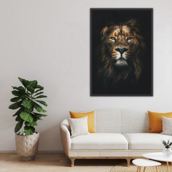 Quadro Decorativo Lion - 2