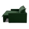Sofá sem Caixa Retrátil e Reclinável 1,85m com Molas Luzia Linho Verde Madelina Decor - 7