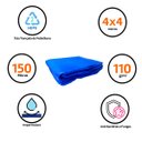 Ver imagem 3 de Lona de Polietileno 4m X 4m com Ilhoses Metálicos Famastil