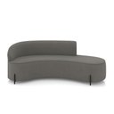 Ver imagem 5 de Sofá 4 Lugares Orgânico 220cm Pé Ferro Preto Morgan Suede D03 - D’Rossi
