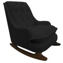 Ver imagem 2 de Kit Amamentação com Balanço Suede Preto- Dominic Decor Lille