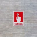 Ver imagem 3 de Combo 6 Placas De Sinalização Campainha 10x15 Acesso - S-235 F9e