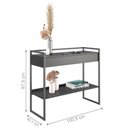 Ver imagem 4 de Conjunto de Buffet e Aparador Toscana Industrial 3 Portas 1 Gaveta MDP Preto Onix Casah