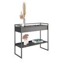 Ver imagem 7 de Conjunto de Buffet e Aparador Toscana Industrial 3 Portas 1 Gaveta MDP Preto Onix Casah