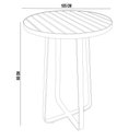 Ver imagem 7 de Kit Mesa Bistrô Maya Com 03 Banquetas Área Gourmet Bar Corda Náutica Sunset D04 Bege - Lyam