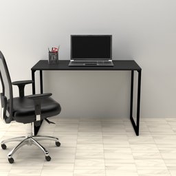 Tampo Tampão para Balcão Tampa Aurora 100 cm Moblis Móveis Preto Fosco - 5