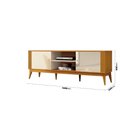 Ver imagem 3 de Rack Ripado 2 Portas com Painel para Tv até 60 Polegadas Grécia 160cm