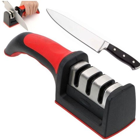 Afiador de Faca Amolador de Facas 3 Opções Profissional