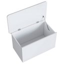Ver imagem 3 de Caixa Organizadora Brinquedos com Rodízio Juno Branco A05 - Mpozenato