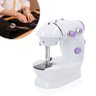 Mini Máquina de Costura Reta Portátil Bivolt Doméstica Compacta Branco - 2