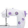 Mini Máquina de Costura Reta Portátil Bivolt Doméstica Compacta Branco - 8