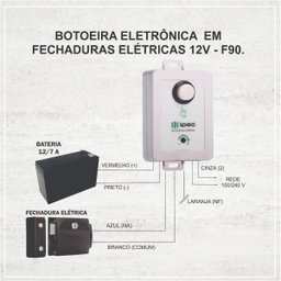 Botoeira Eletrônica 1a com Tempo Ajustável Ipec - 4