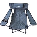 Ver imagem 7 de Cadeira de Camping Dobravel Retratil Apoio de Braço Porta Copo Bolsa de Transporte Passeio Viagem La
